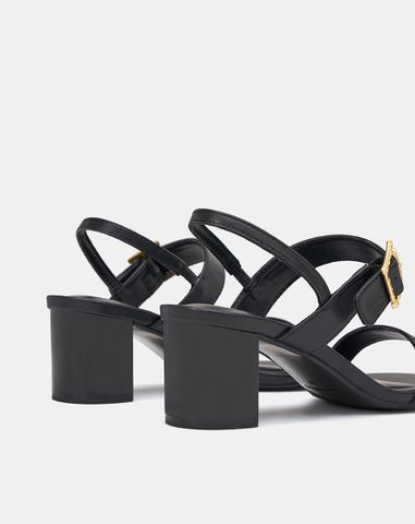  Giày Sandal 2 Quai Ngang Khoá Trang Trí 