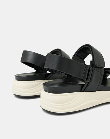  Giày Sandal Đế Thể Thao Quai Ngang Bản Lớn 