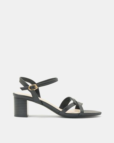  Giày Sandal Gót Vuông 