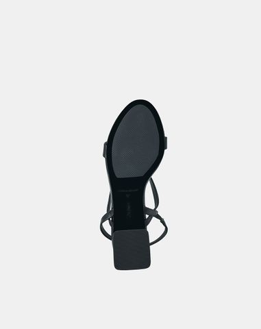  Giày Sandal Gót Thấp Quai Ngang 