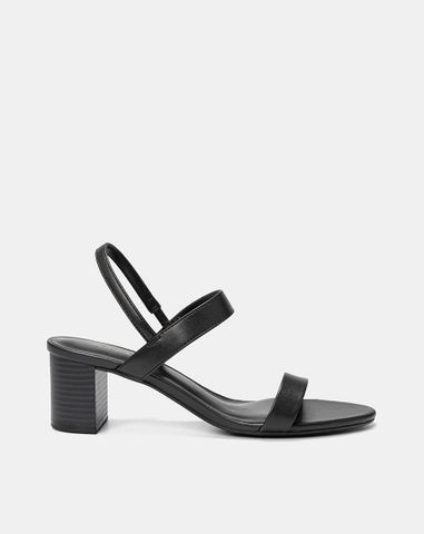  Giày Sandal Gót Vuông Basic 