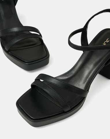  Giày Sandal Có Đúp Phối Quai Dây 