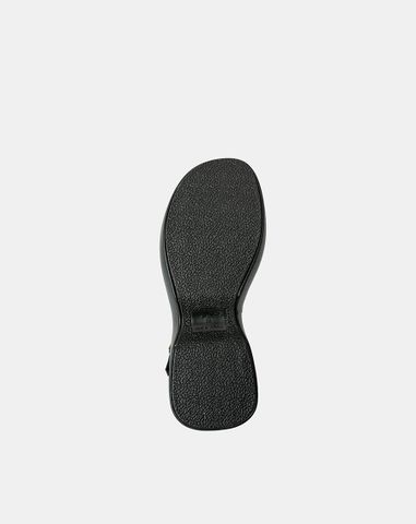  Giày Sandal Xuồng Quai Bản Lớn Phối Quai Cổ Chân 