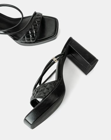  Giày Sandal Đế Đúp Quai Chần Bông 