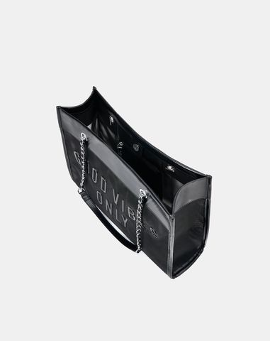  Túi Xách Lớn Tote Bag Phối Lưới Xuyên Thấu 