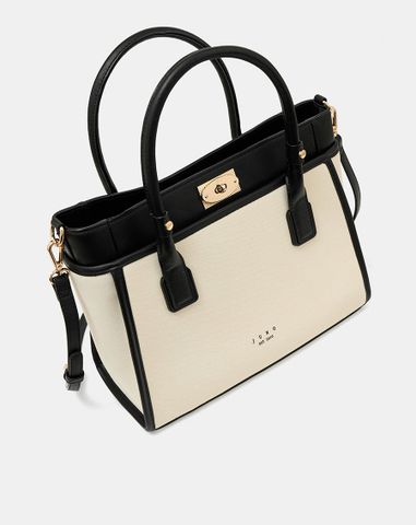  Túi Xách Lớn Tote Trang Trí Khoá 