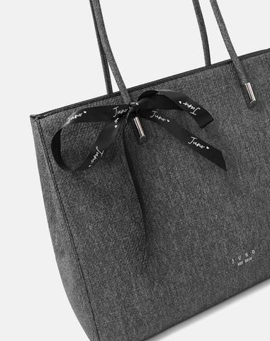  Túi Xách Lớn Tote Lớn Trang Trí Nơ Ruy Băng 