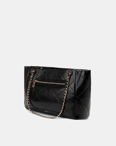  Túi Xách Lớn Tote Phối Khoá Trang Trí 