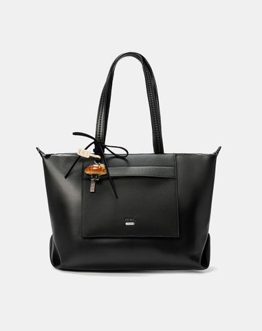  Túi Xách Lớn Gắn Charm Croissant 