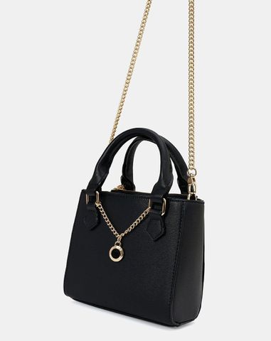  Túi form vuông dây xích trang trí 