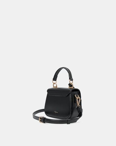  Túi Xách Nhỏ Xách Nhỏ Top Handle Dập Hoạ Tiết Phối Charm 