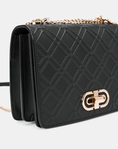  Túi Xách Nhỏ Khoá Put Dập Hoạ Tiết 