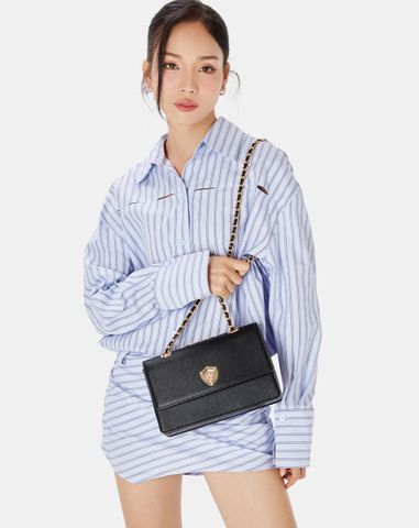  Túi Xách Nhỏ Phối Khoá Logo Jn 