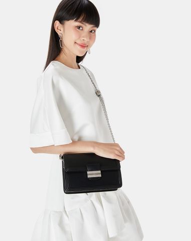  Túi Xách Nhỏ Trang Trí Khóa Kim Loại 