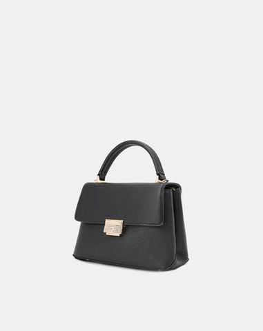  Túi Xách Nhỏ Top Handle Phối Khoá 