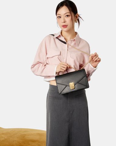  Túi Xách Nhỏ Form Bì Thư Trang Trí Khóa 