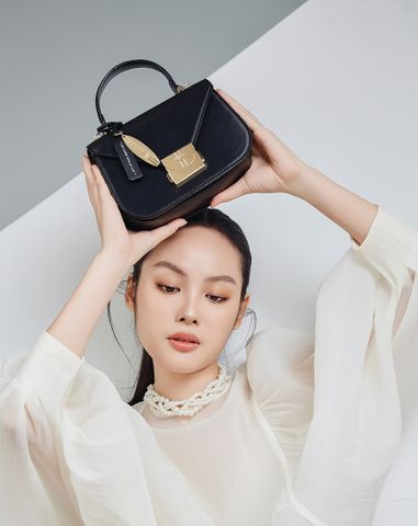  Túi Xách Nhỏ Top Handle Trang Trí Hardware Surf Days 