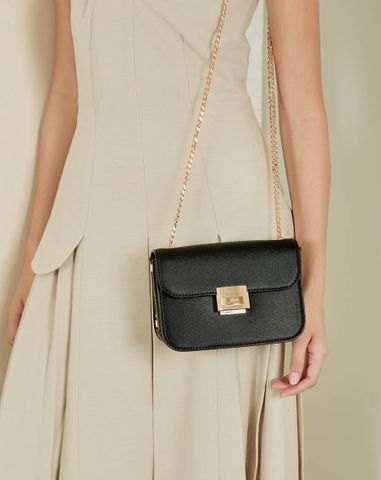  Túi Xách Nhỏ Phối Khoá Trang Trí 