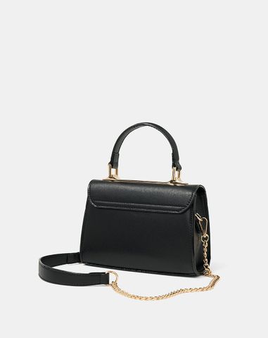 Túi Xách Nhỏ Top Handle Phối Khoá Trang Trí 