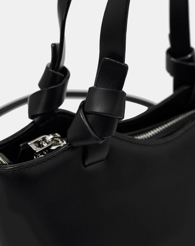  Túi Xách Nhỏ Phối Tay Cầm Xoắn 