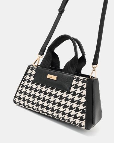  Túi Xách Nhỏ Phối Tay Cầm Dây Vải 