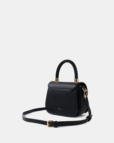  Túi Xách Nhỏ Top Handle Phối Khoá Xoay Trang Trí 