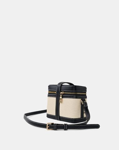  Túi Xách Nhỏ Vanity Case Thêu Logo Juno 
