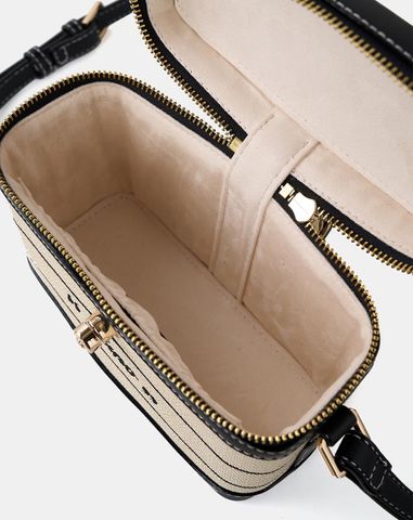  Túi Xách Nhỏ Vanity Case Thêu Logo Juno 