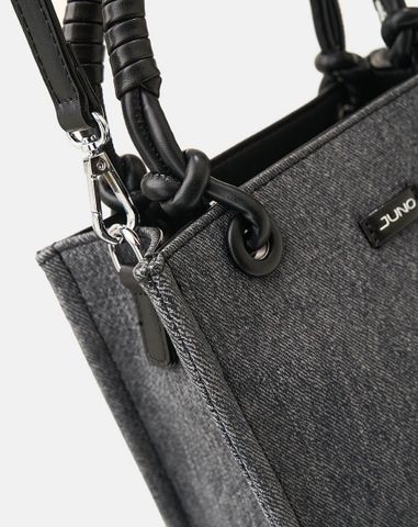  Túi Xách Nhỏ Phối Tay Cầm Xoắn 