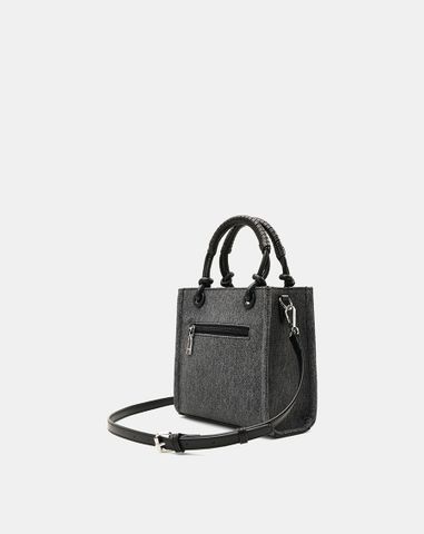  Túi Xách Nhỏ Phối Tay Cầm Xoắn 