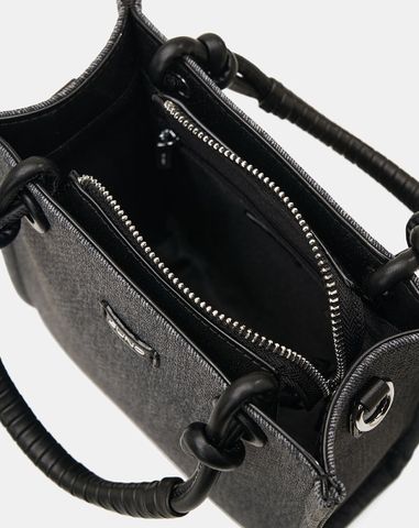  Túi Xách Nhỏ Phối Tay Cầm Xoắn 