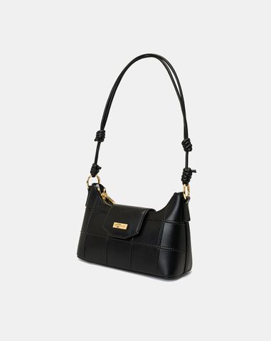  Túi Xách Nhỏ Dập Hoạ Tiết Ô Vuông 