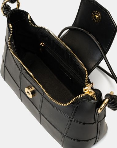  Túi Xách Nhỏ Dập Hoạ Tiết Ô Vuông 