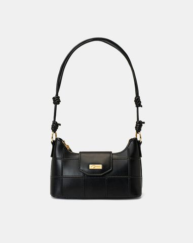  Túi Xách Nhỏ Dập Hoạ Tiết Ô Vuông 