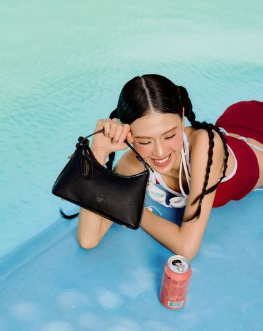  Túi Xách Nhỏ Top Handle Trang Trí Charm 