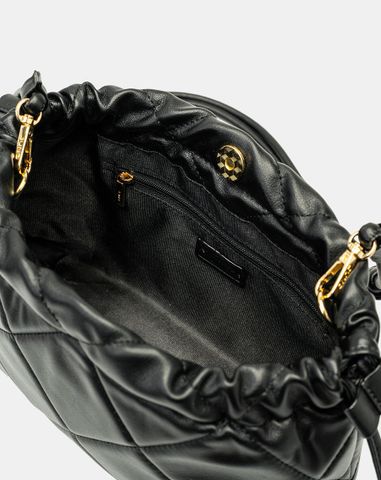  Túi Xách Nhỏ Rút May Chỉ Hoạ Tiết Quả Trám 