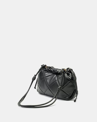  Túi Xách Nhỏ Rút May Chỉ Hoạ Tiết Quả Trám 