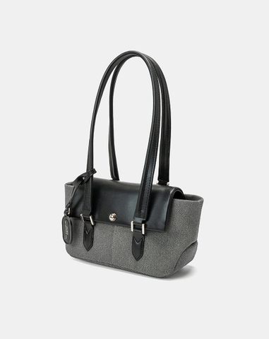  Túi Xách Nhỏ Đeo Vai Phối Nắp Trang Trí Charm Juno 