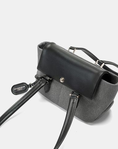  Túi Xách Nhỏ Đeo Vai Phối Nắp Trang Trí Charm Juno 