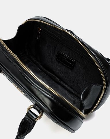  Túi Xách Nhỏ Bowling Top Handle Phối Khoá Trang Trí 