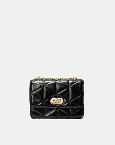  Túi Xách Nhỏ Đeo Vai Phối Khoá 