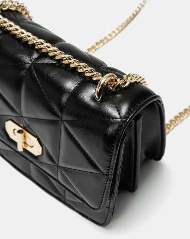  Túi Xách Nhỏ Đeo Vai Phối Khoá 