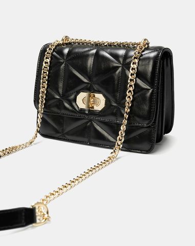  Túi Xách Nhỏ Đeo Vai Phối Khoá 