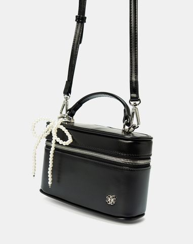  Túi Xách Nhỏ Vanity Bag Phối Charm Nơ 