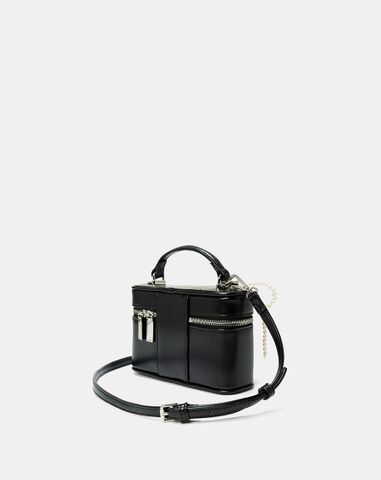  Túi Xách Nhỏ Vanity Bag Phối Charm Nơ 
