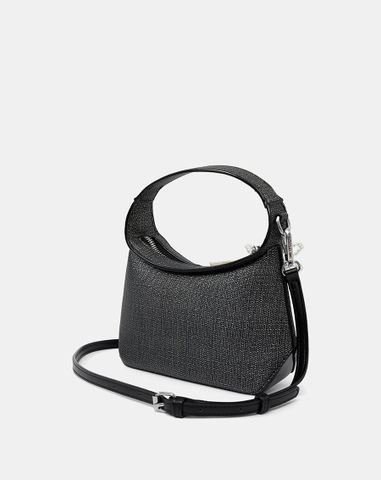  Túi Xách Nhỏ Top Handle Trang Trí Charm Nơ 