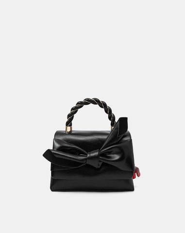  Túi Xách Nhỏ Top Handle Thắt Nơ Cách Điệu 