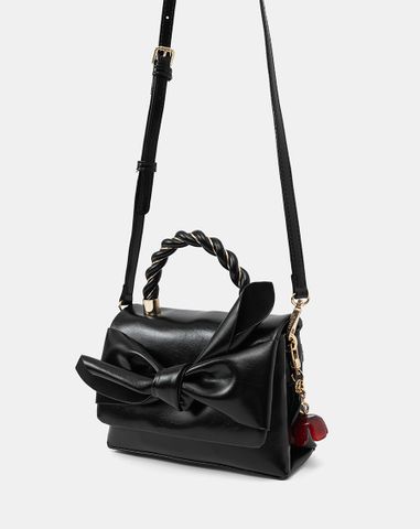  Túi Xách Nhỏ Top Handle Thắt Nơ Cách Điệu 