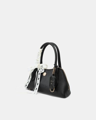  Túi Xách Nhỏ Bowling Phối Charm 