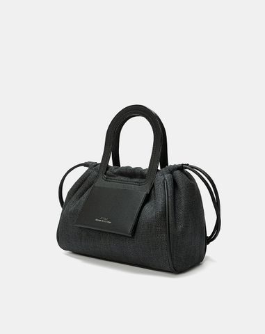  Túi Xách Trung Top Handle Bag Rút Dây 
